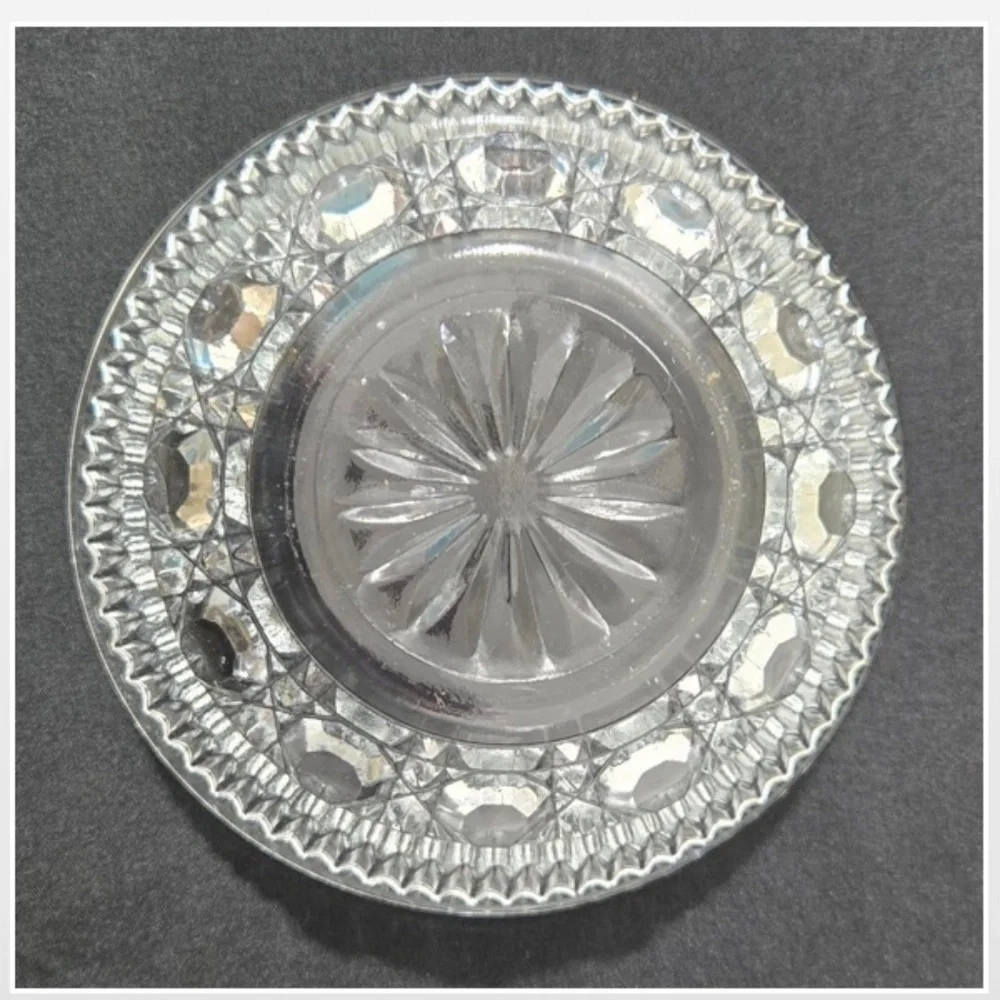 VTG Indiana Glass Presentations Crystal Chip & Dip 2 Piece Set 5451 Original Box